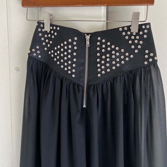 Club exx mesh skirt with silver studs size small and large - Picture 4 of 5